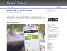 Tablet Screenshot of kowalikus.pl
